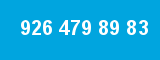 926 479 89 83 926 479 89 83